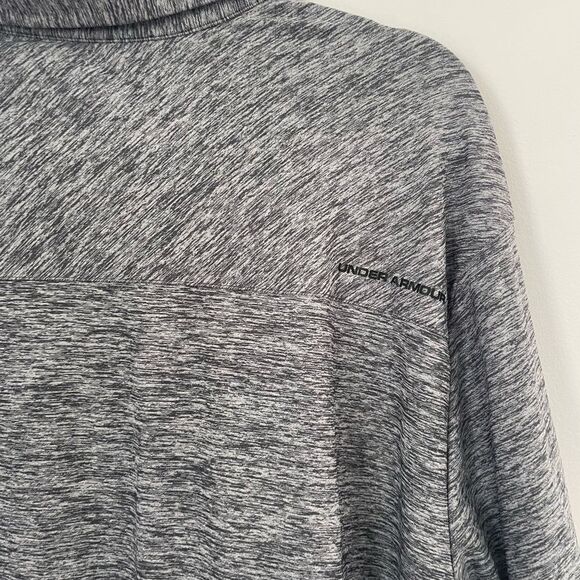 Under Armour men’s Heathered gray short sleeve polo size loose fit 2X  - Picture 4 of 6